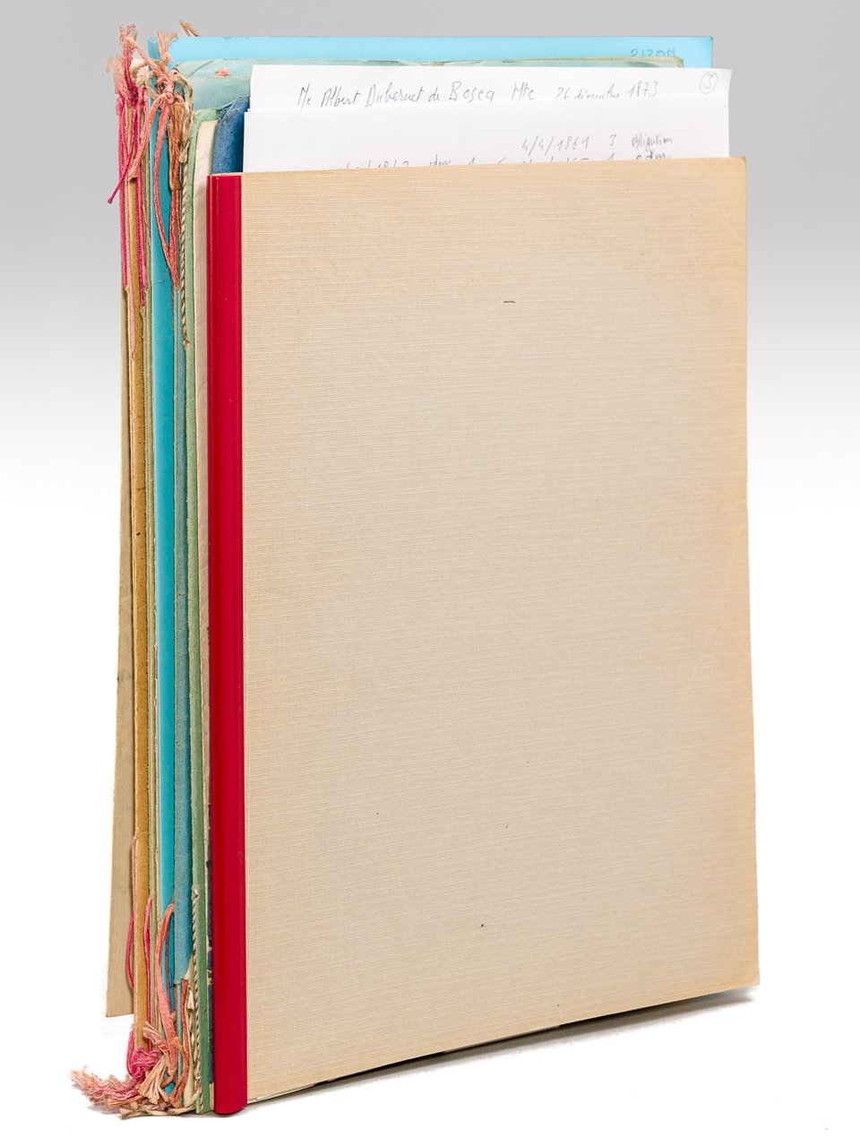 Fonds d'Archives privées Marguerite Sanset : Lot de 22 actes …