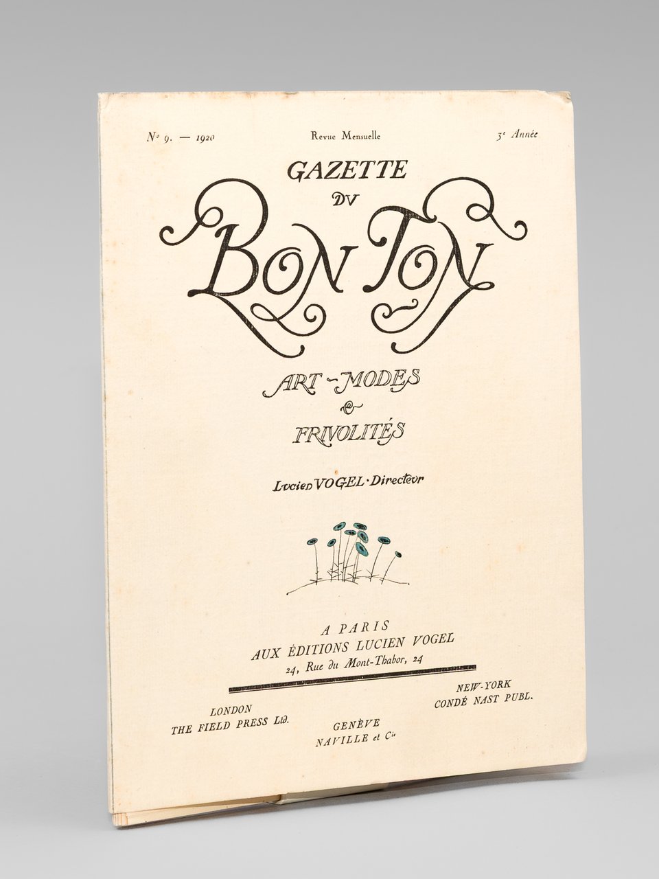 Gazette du Bon Ton. Art - Modes & Frivolités. Année …