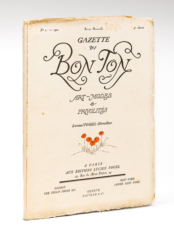 Gazette du Bon Ton. Art - Modes & Frivolités. Année …
