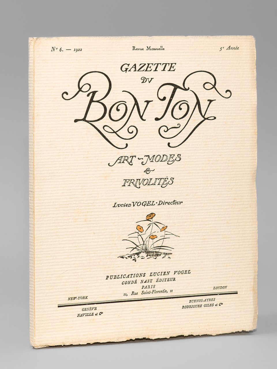 Gazette du Bon Ton. Art - Modes & Frivolités. Année …