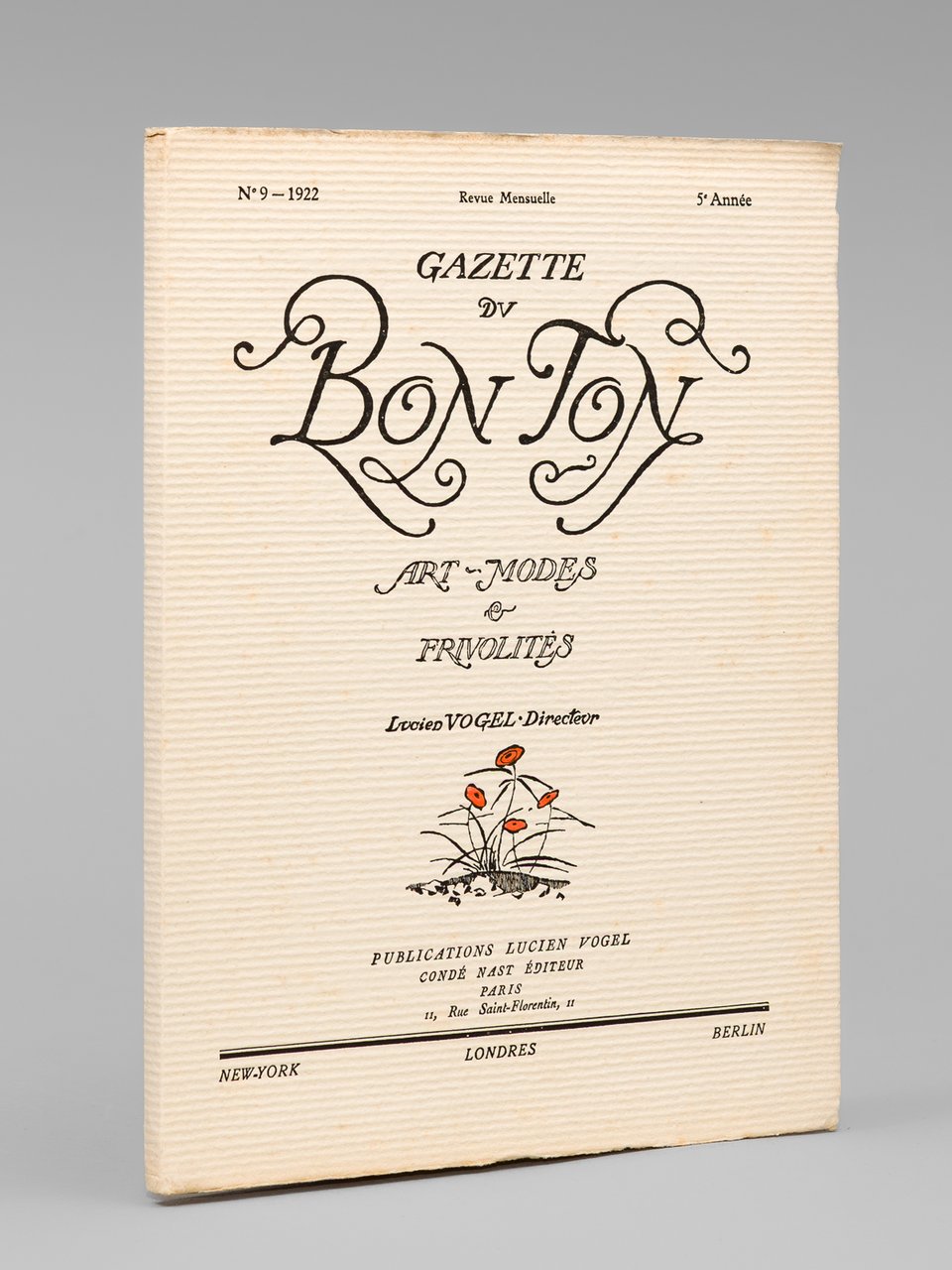Gazette du Bon Ton. Art - Modes & Frivolités. Année …