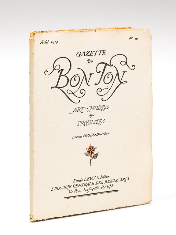 Gazette du Bon Ton. Art - Modes & Frivolités. Août …