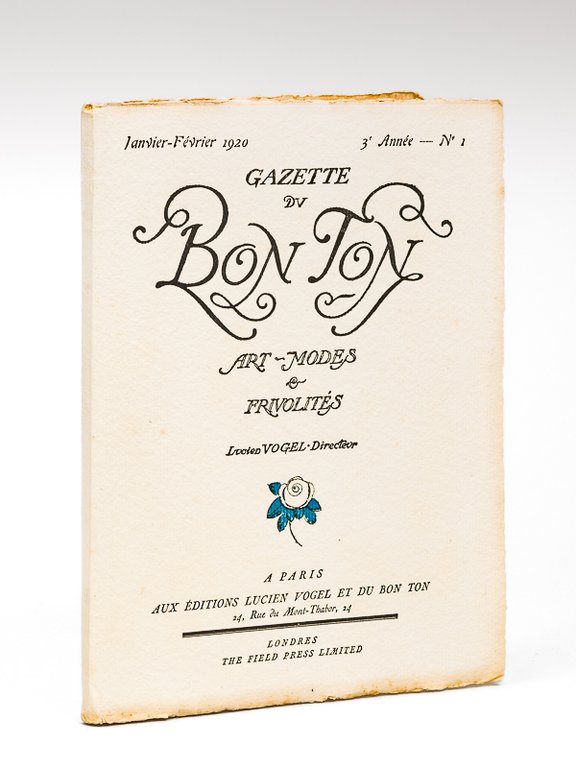 Gazette du Bon Ton. Art - Modes & Frivolités. Janvier-Février …