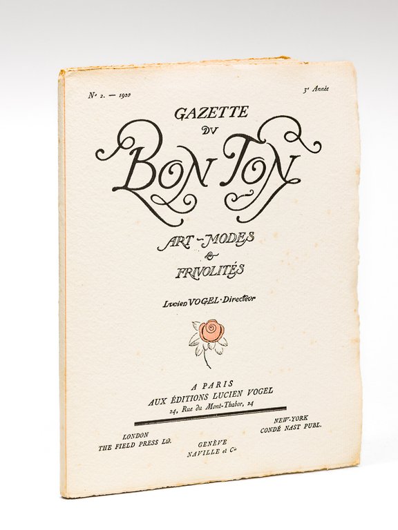 Gazette du Bon Ton. Art - Modes & Frivolités. Mars …