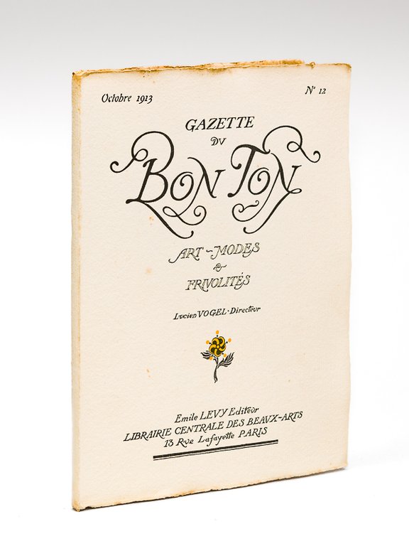 Gazette du Bon Ton. Art - Modes & Frivolités. Octobre …