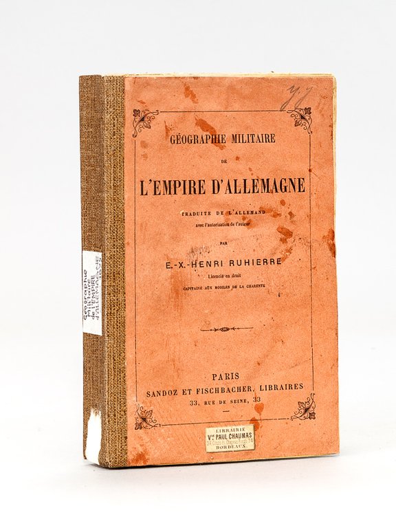 Géographie militaire de l'Empire d'Allemagne.