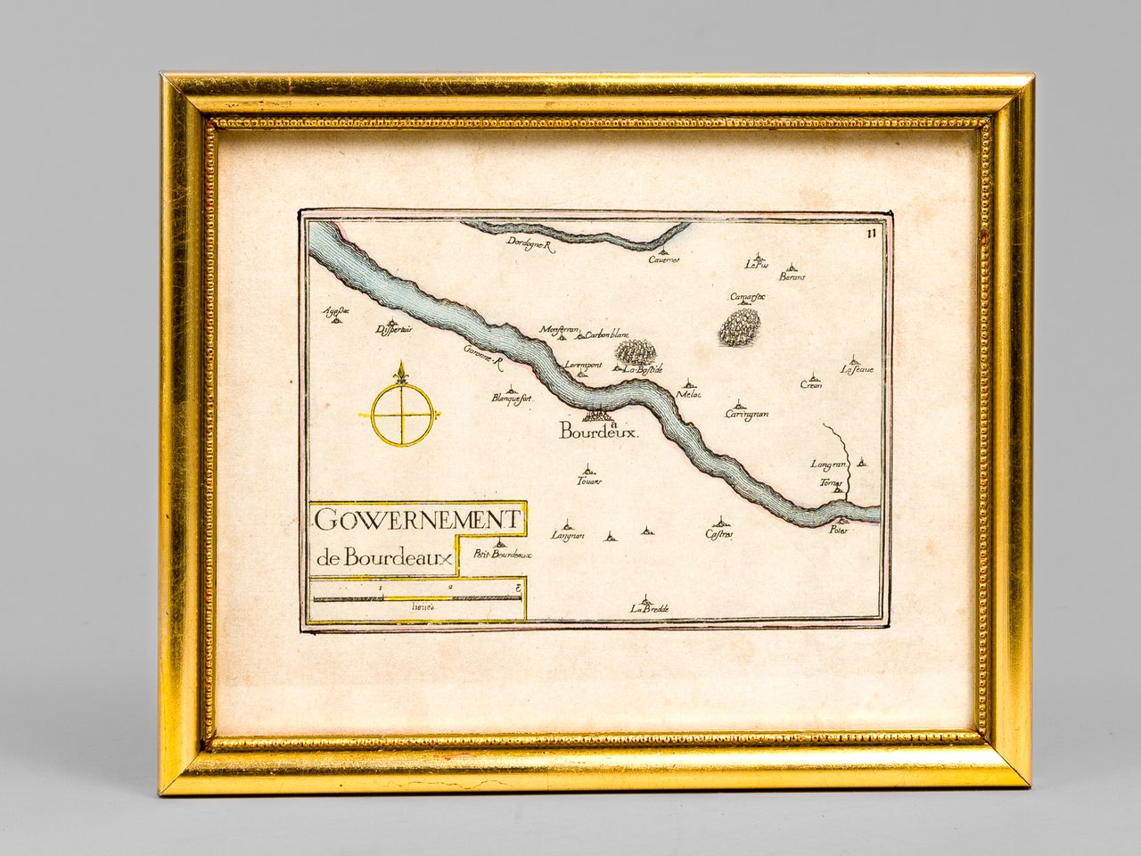 Gouvernement de Bourdeaux [ Carte du Gouvernement de Bordeaux ] …