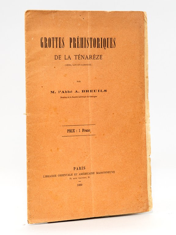 Grottes préhistoriques de la Ténarèze (Gers, Lot-et-Garonne).