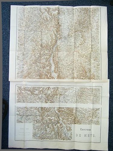 Guerre de 1870. Cartes des environs de Metz ( lot …