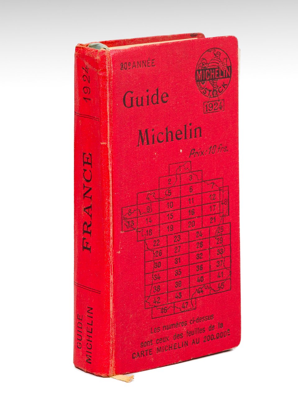 Guide Michelin France Année 1924 ( 20e Année. Guide rouge …