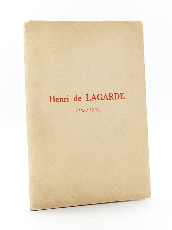 Henri de Lagarde (1872-1916) [ Henri Vyau, comte de Lagarde …