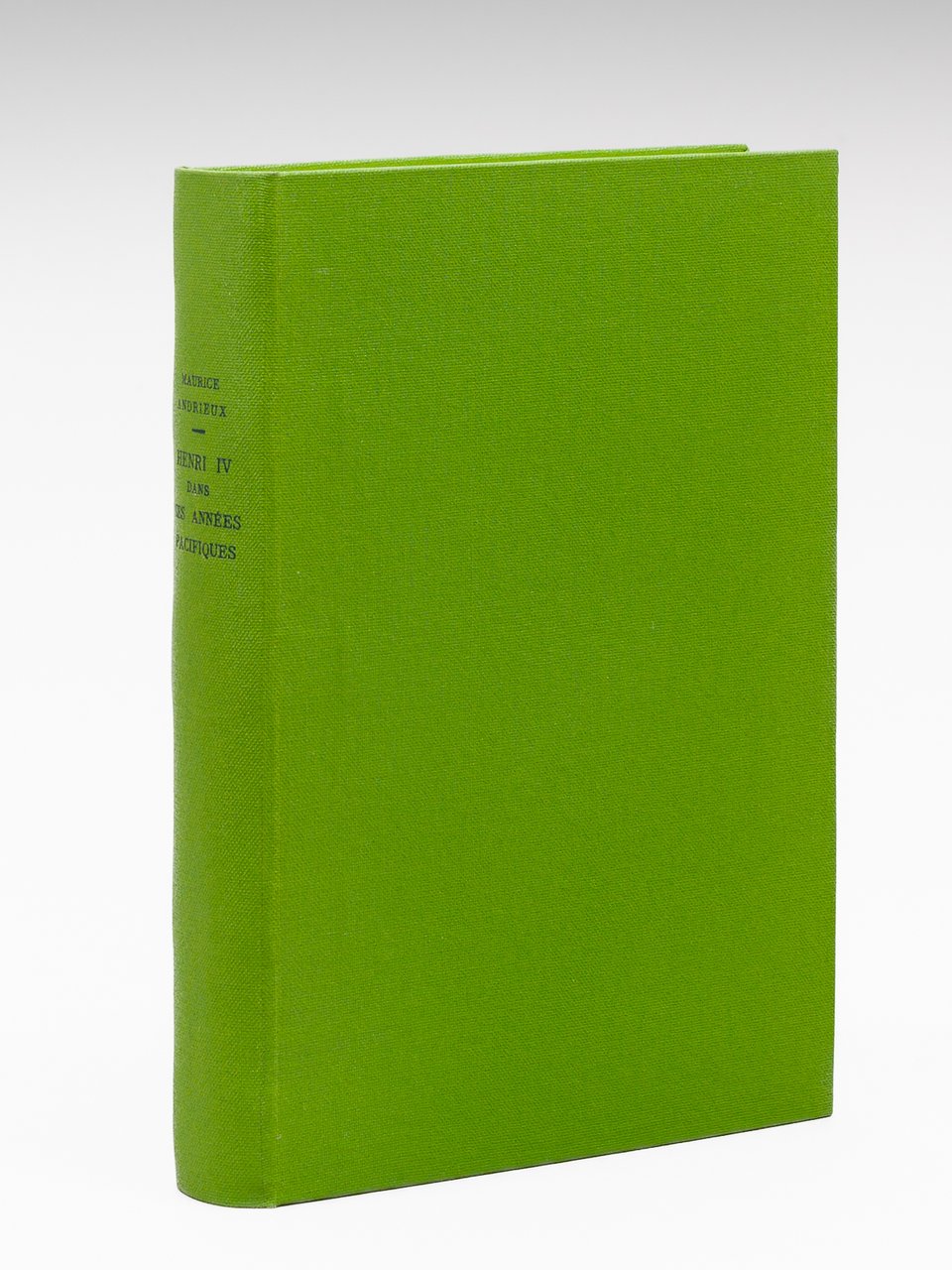 Henri IV dans ses années pacifiques [ Edition originale ] | Immagine principale