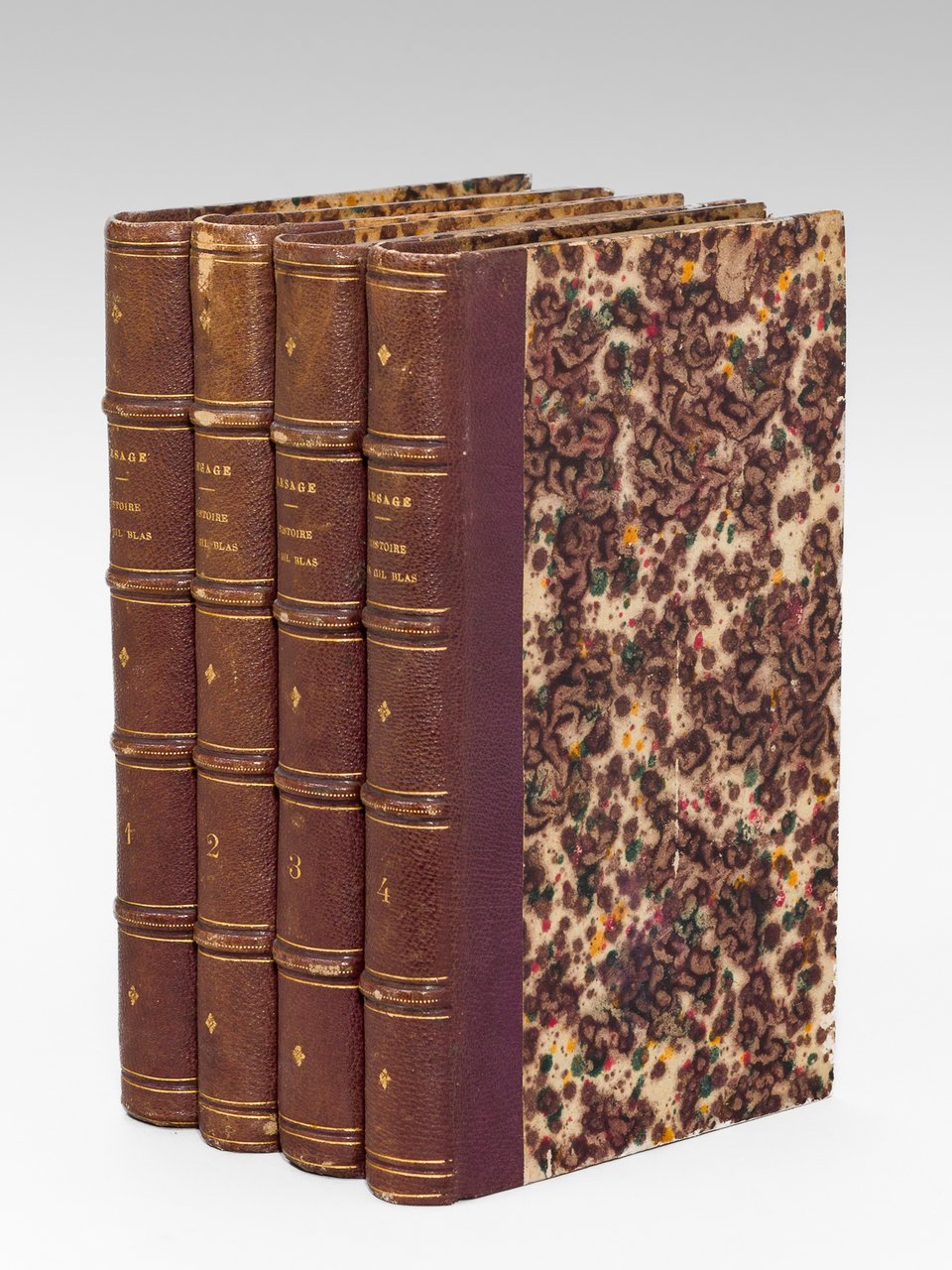 Histoire de Gil Blas de Santillane (4 Tomes - Complet) …