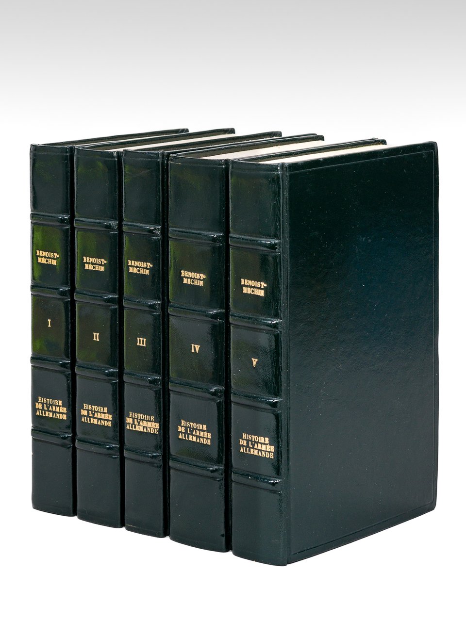 Histoire de l'armée allemande ( les 5 premiers tomes ) …