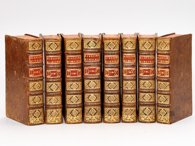 Histoire Romaine, divisée en huit tomes (8 Tomes - Complet) …