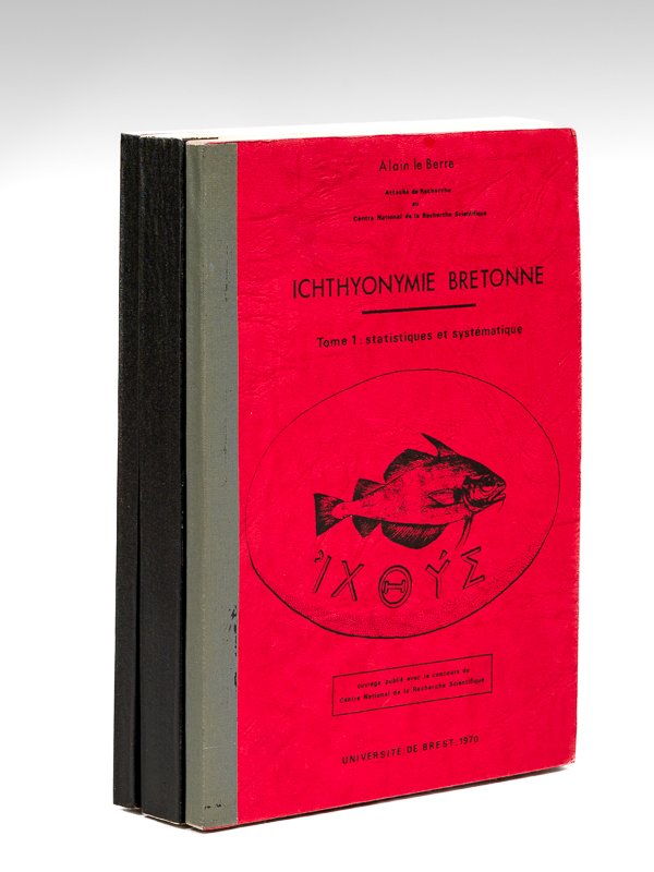 Ichthyonymie Bretonne (3 Tomes - Complet) Tome 1 : Statistiques …