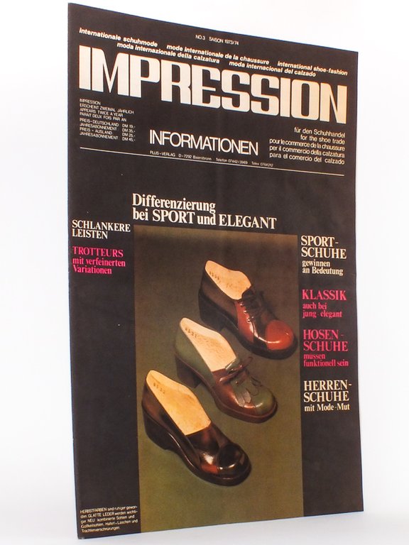 Impression , Internationale Schuhmode - Mode Internationale de la chaussure …