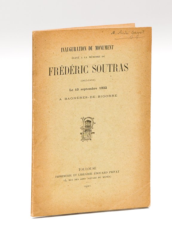 Inauguration du Monument élevé à la Mémoire de Frédéric Soutras … | Immagine Gallery 2