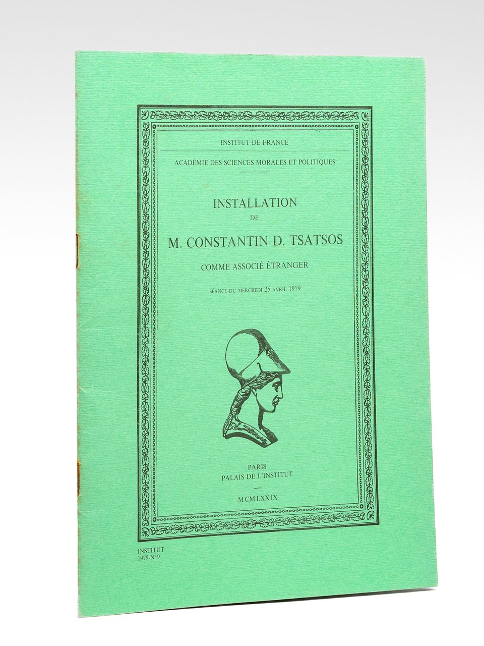 Installation de M. Constantin D. Tsatsos comme Associé Etranger. Séance … | Immagine principale