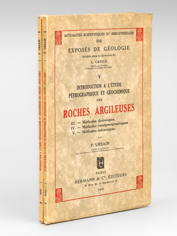 Introduction à l'étude pétrographique et géochimique des Roches argileuses (2 …