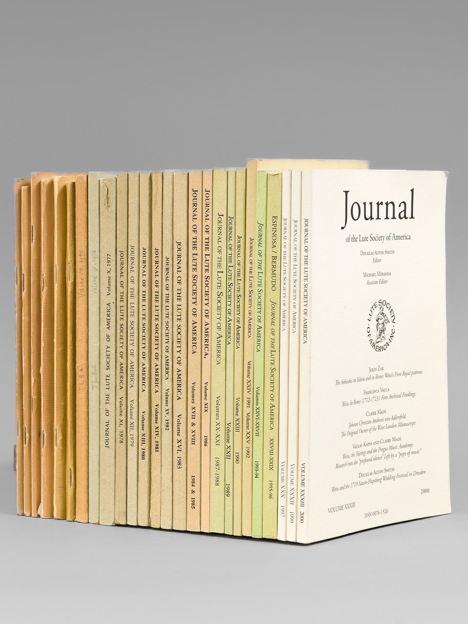 Journal of the Lute Society of America (30 issues in …