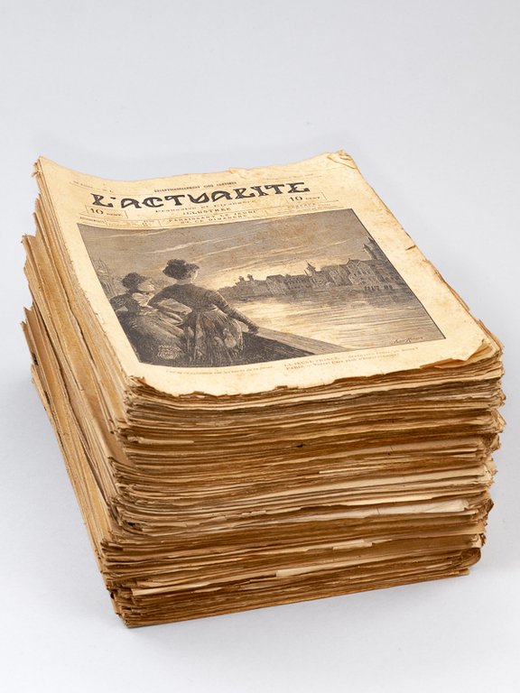 L'Actualité Française, Etrangère & Littéraire illustrée (233 numéros du n°1 …