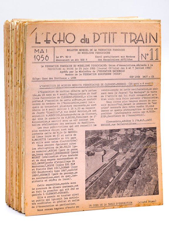 L'Echo du P'tit Train. Bulletin Mensuel de la Fédération Française …