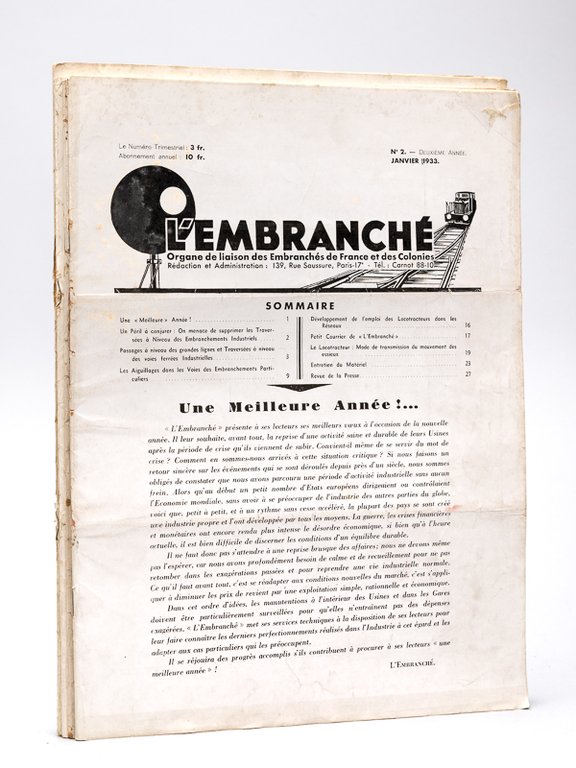 L'Embranché. Organe de liaison des Embranchés de France et des …