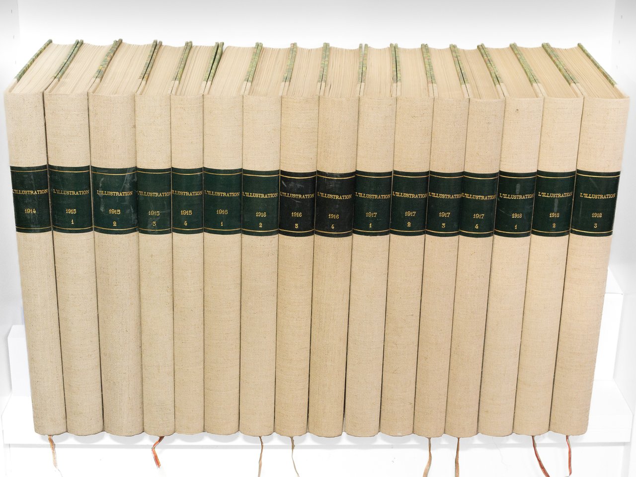 L'Illustration 1914-1918 (16 Volumes : Complet) Tome 1 : Août …