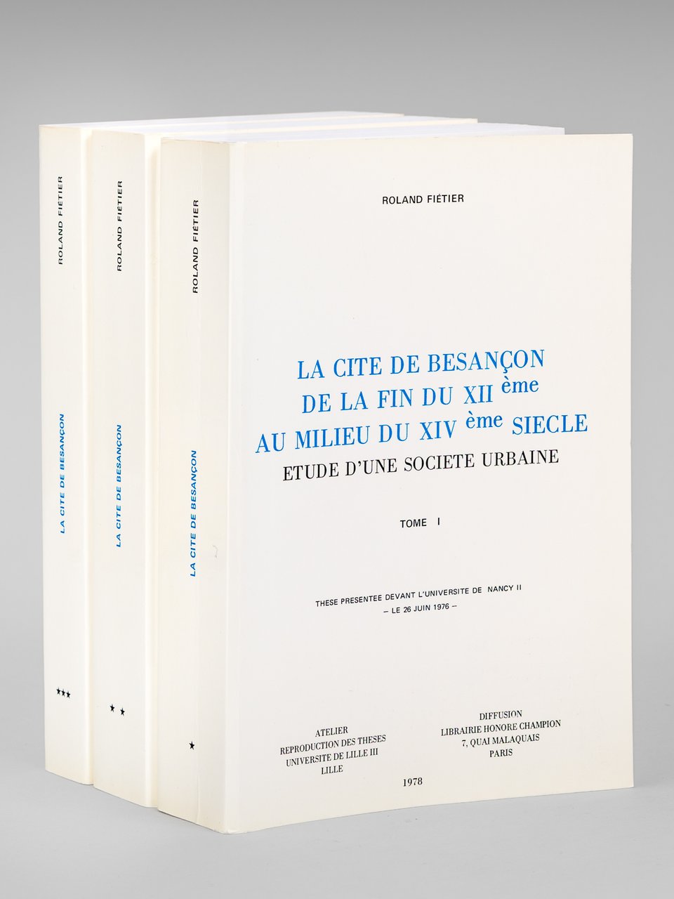 La Cité de Besançon de la fin du XIIème au …