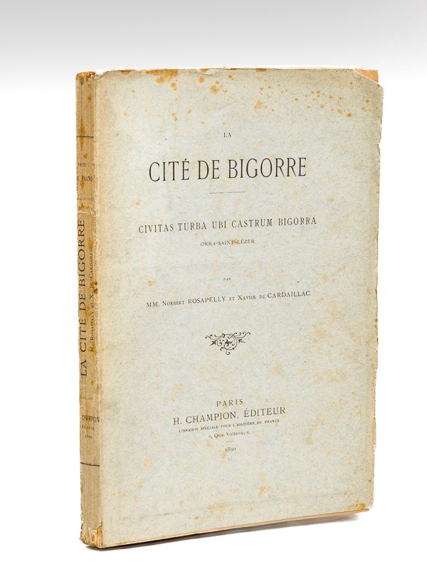 La Cité de Bigorre. Civitas turba ubi Castrum Bigorra. Orra-Saint-Lézer …