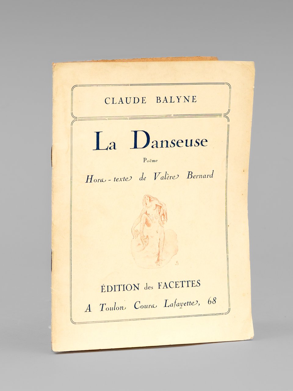 La Danseuse. Poëme [ Edition originale - Livre dédicacé par …