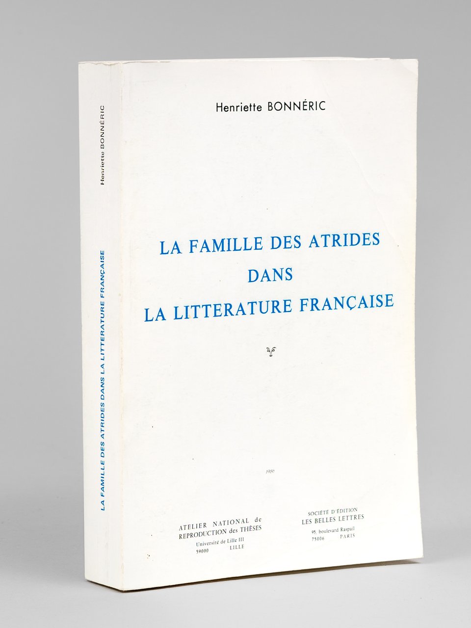 La Famille des Atrides dans la Littérature Française