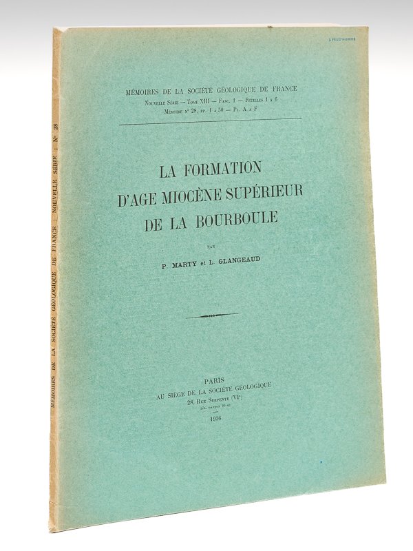 La formation d'âge Miocène supérieur de La Bourboule