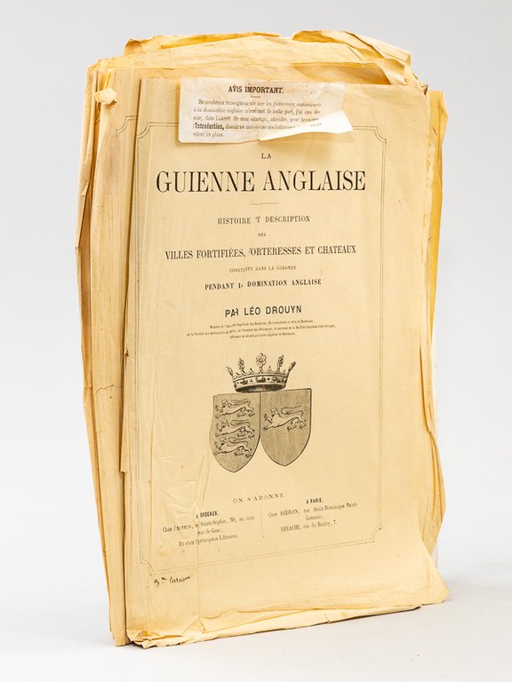 La Guienne Anglaise [ La Guienne Militaire ] Prospectus [ …