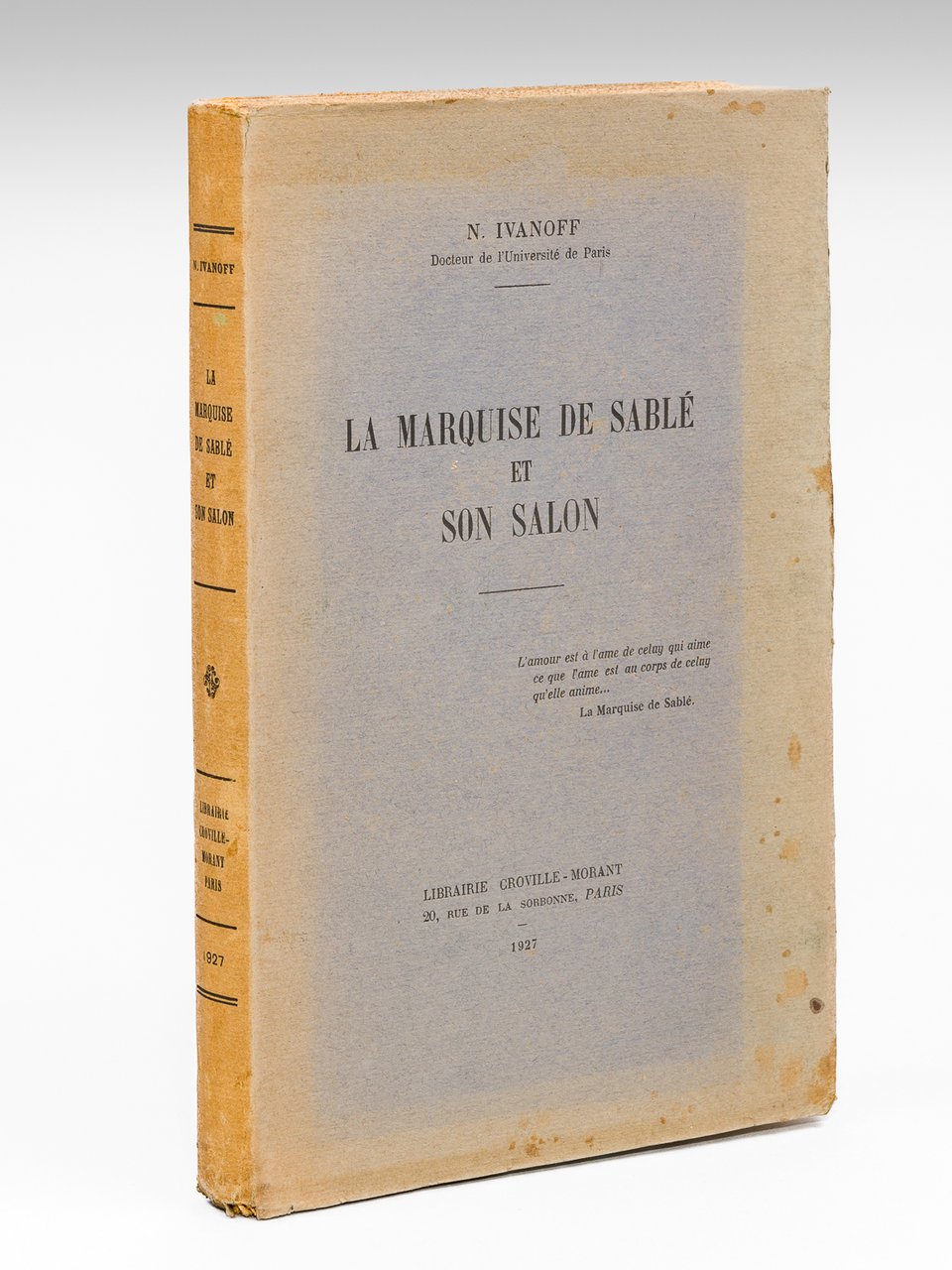 La Marquise de Sablé et son Salon [ Edition originale …
