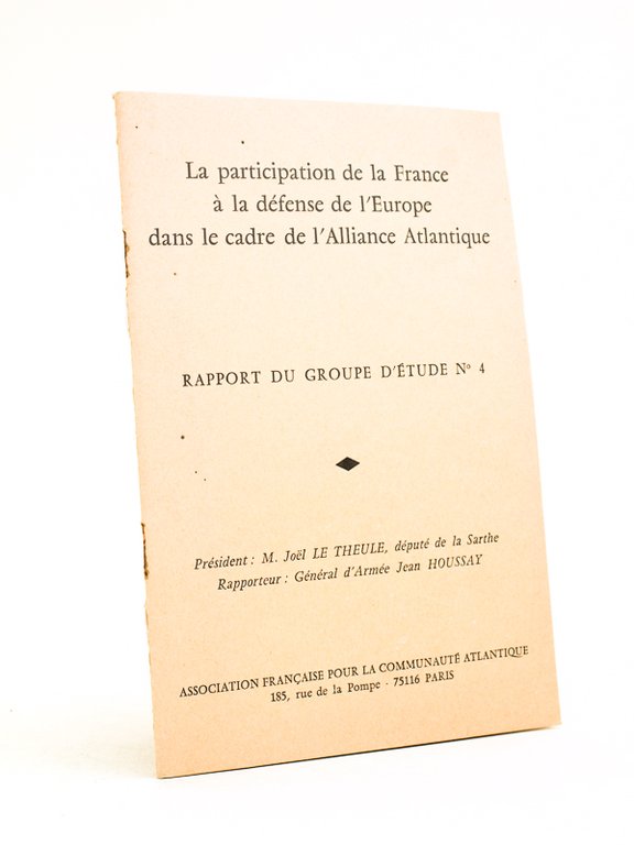 La participation de la France à la défense de l'Europe …