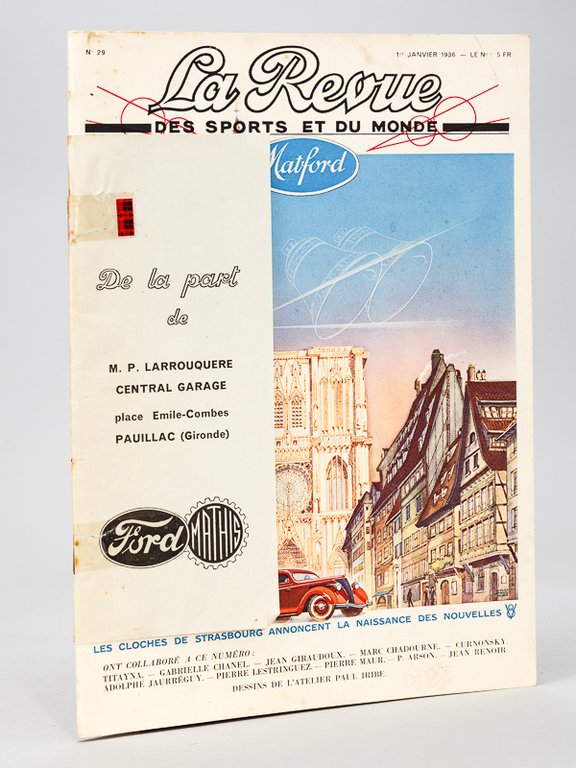 La Revue des Sports et du Monde Matford. 1er Janvier …