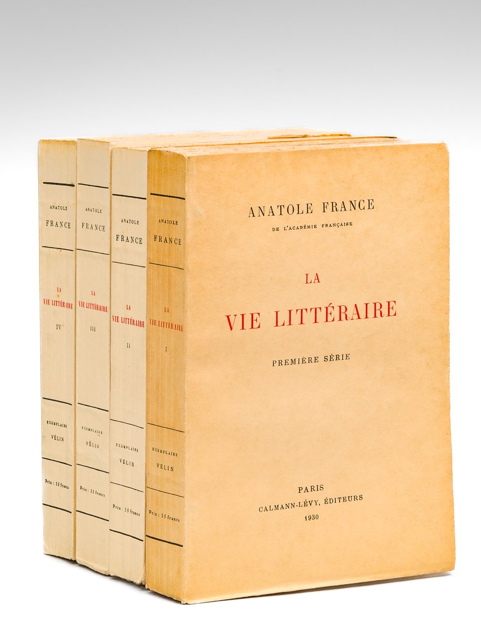 La Vie Littéraire (4 Tomes - Complet)