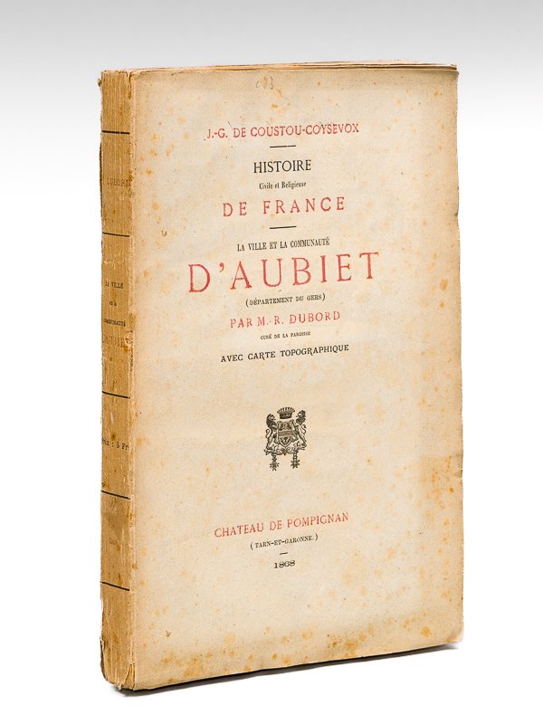 La Ville et la Commune d'Aubiet (Département du Gers) avec …