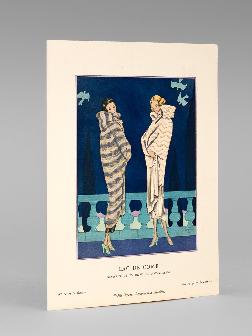 Lac de Côme. Manteaux de Fourrure de Max.-A. Leroy (Planche …