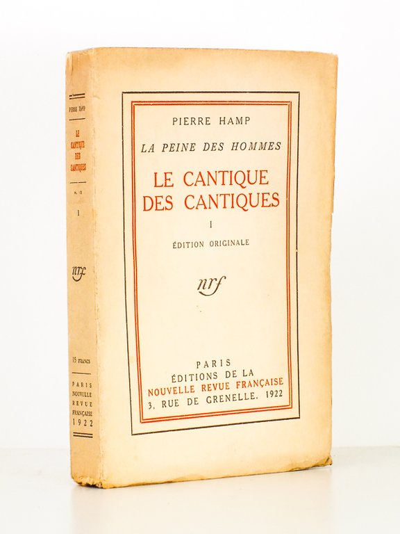 Le Cantique des Cantiques 1. ( La peine des hommes …