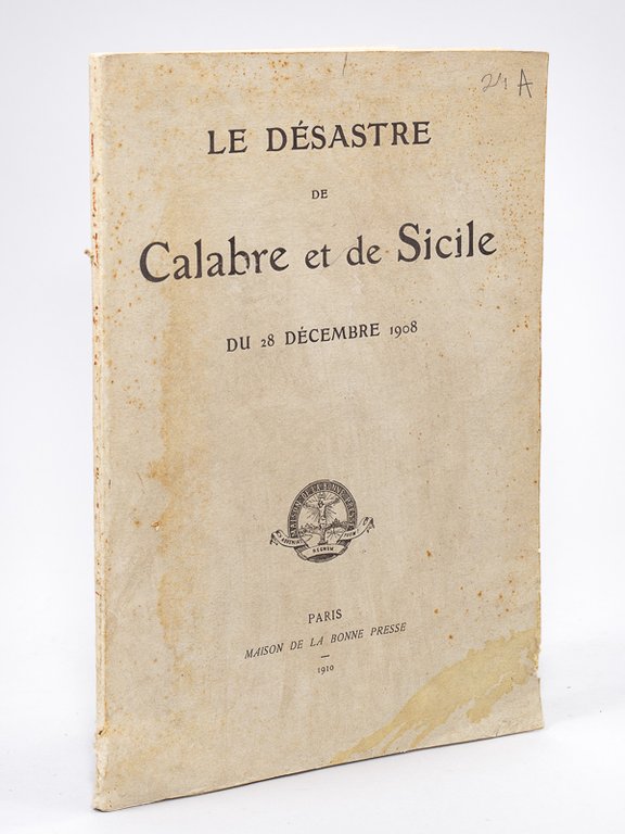 Le désastre de Calabre et de Sicile du 28 décembre …