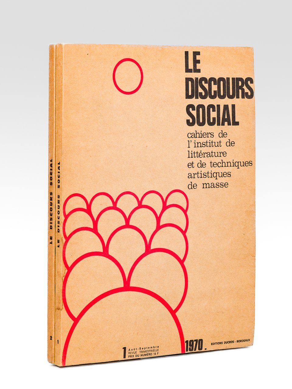 Le discours social ( 2 tomes : Tome 1, août-septembre … | Immagine principale