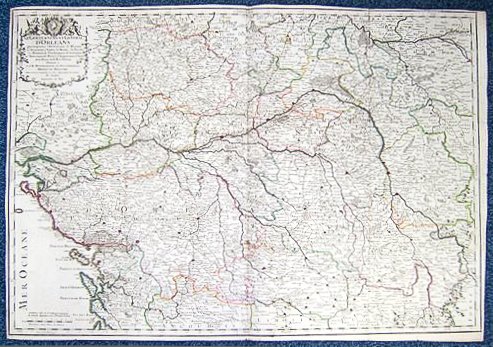 Le Gouvernement Général d'Orléans [ Carte ] qui comprend l'Orléanois, …