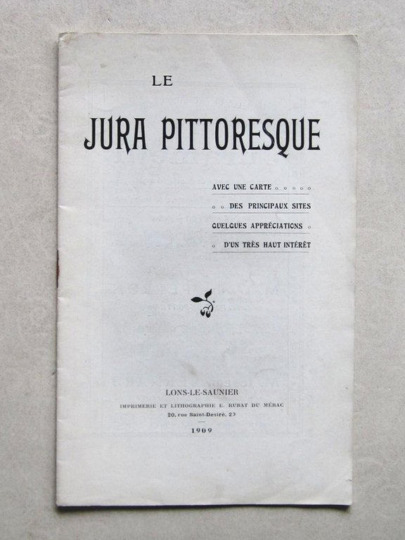 Le Jura Pittoresque.