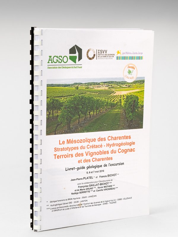 Le Mésozoïque des Charentes Stratotypes du Crétacé - Hydrogéologie. Terroirs …