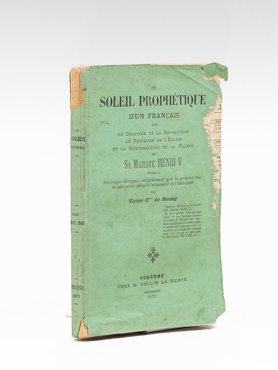 Le Soleil Prophétique d'un Français sur la Destinée de la …
