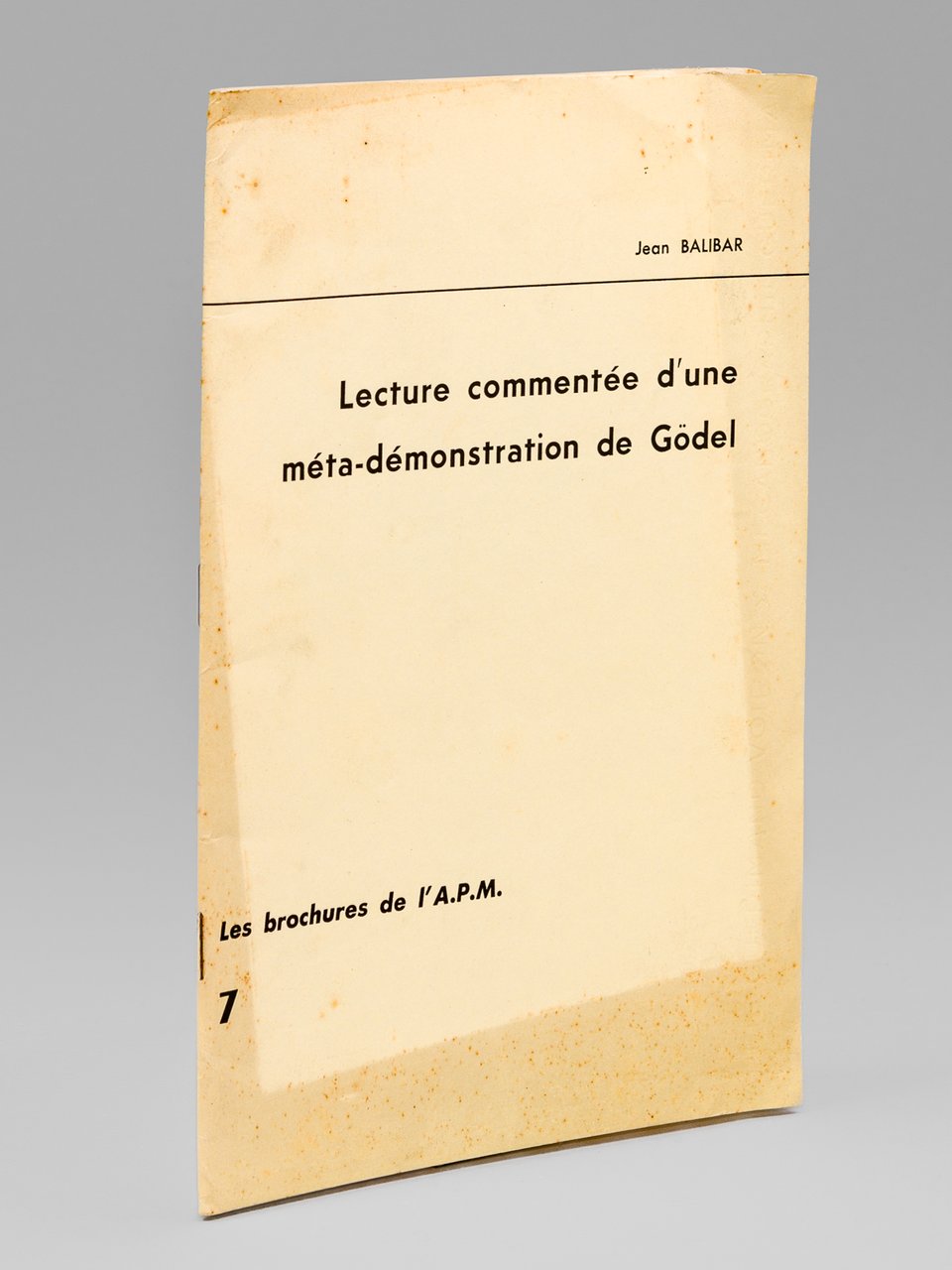 Lecture commentée d'une méta-démonstration de Gödel. La Démonstration, par Kurt …