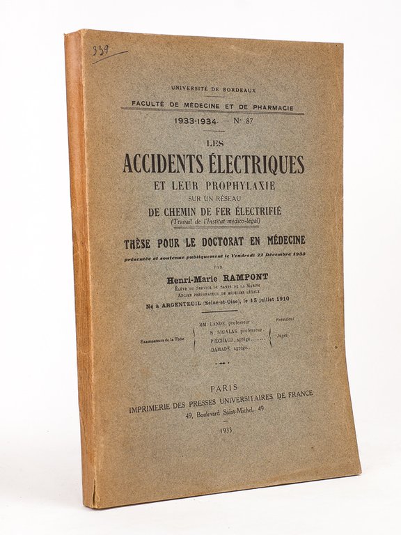 Les accidents électriques et leur prophylaxie sur un réseau de …